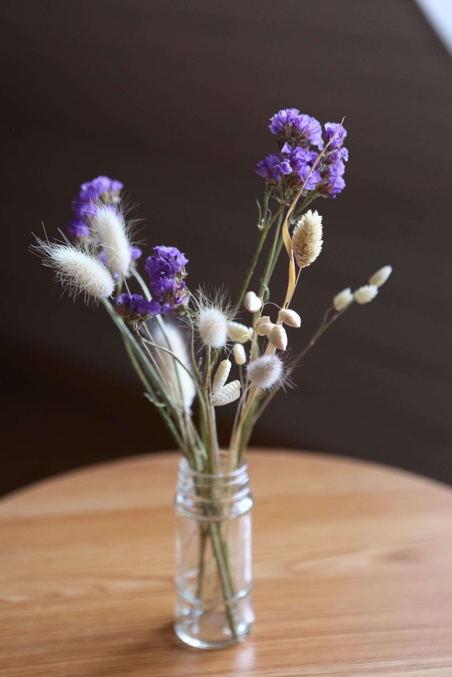 Trockenblumen für Mini-Sträusse