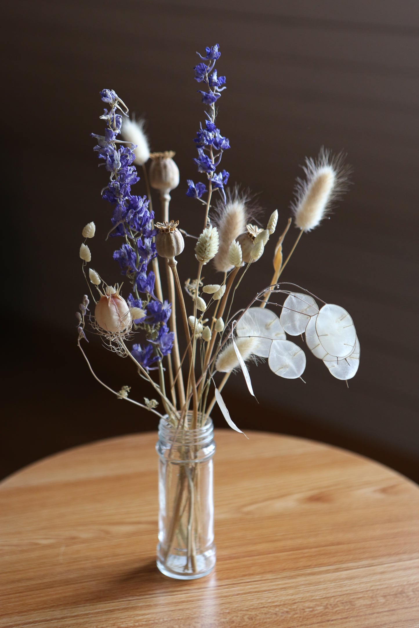 Trockenblumen für Mini-Sträusse